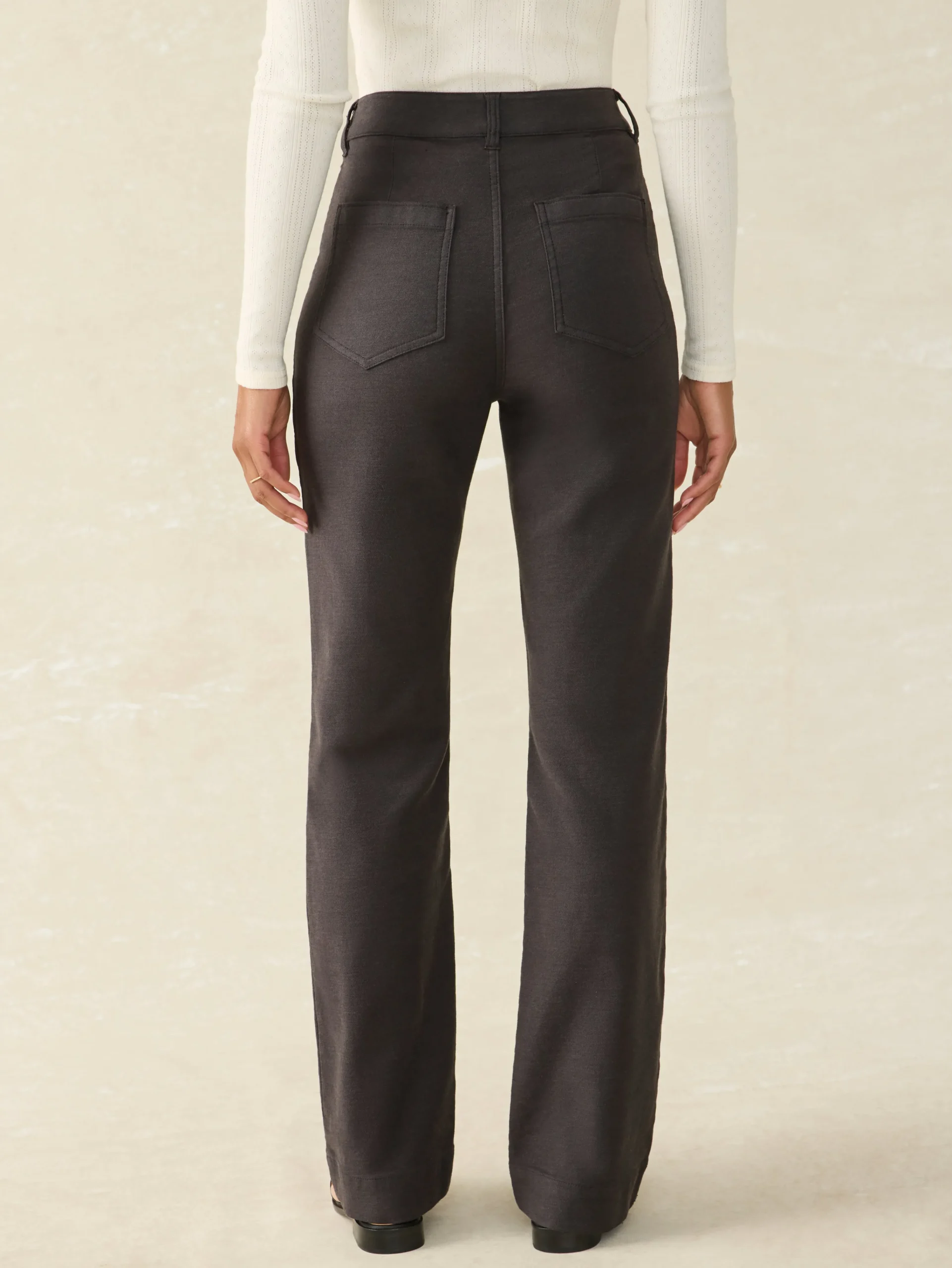 Clearance Stretch Terry Patch Pocket Pant - Women Pants