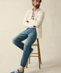 Sale Stretch Terry 5-Pocket Athletic Fit Pant - Pants