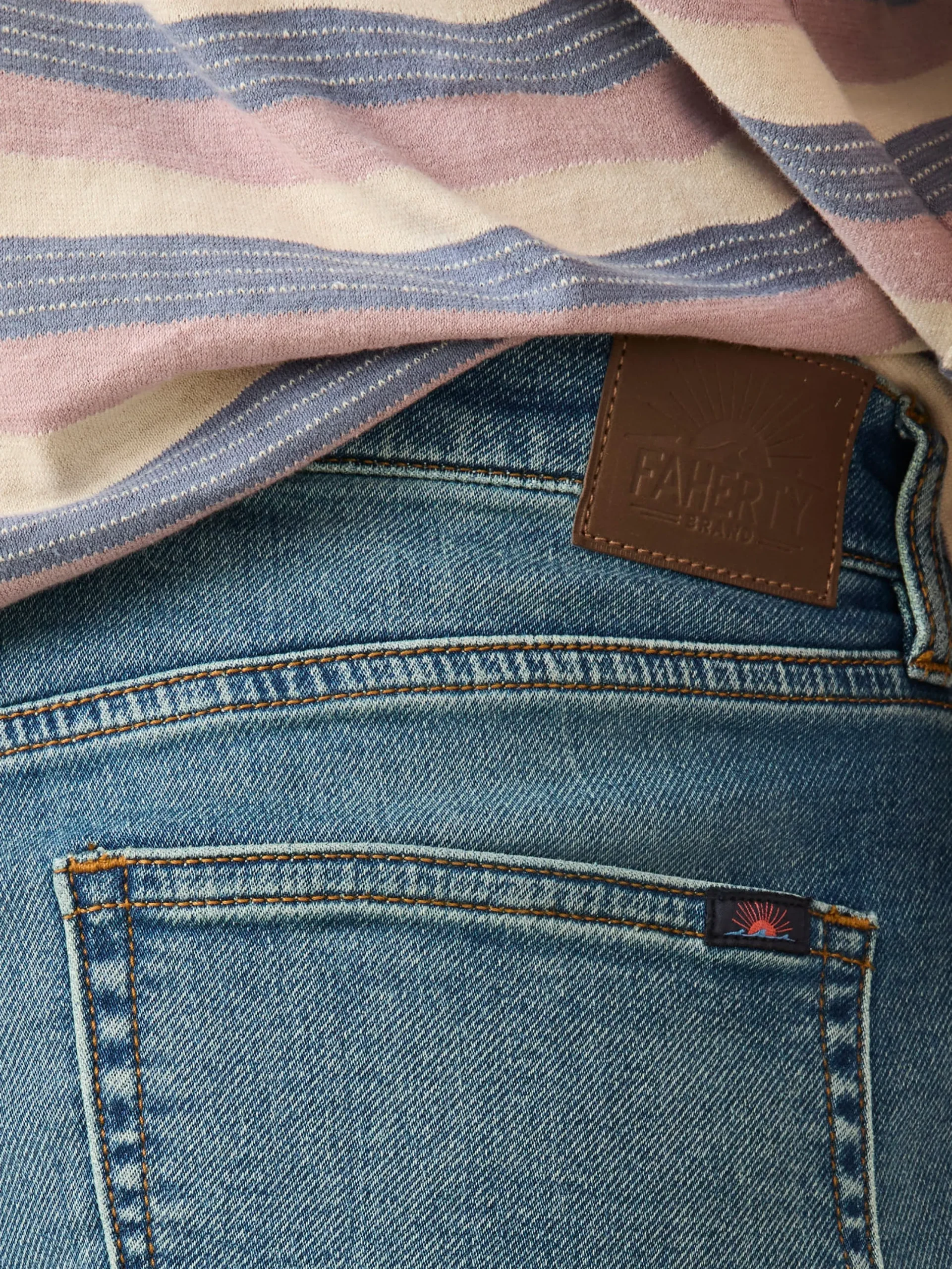 Sale Stretch Terry 5-Pocket Athletic Fit Pant - Pants