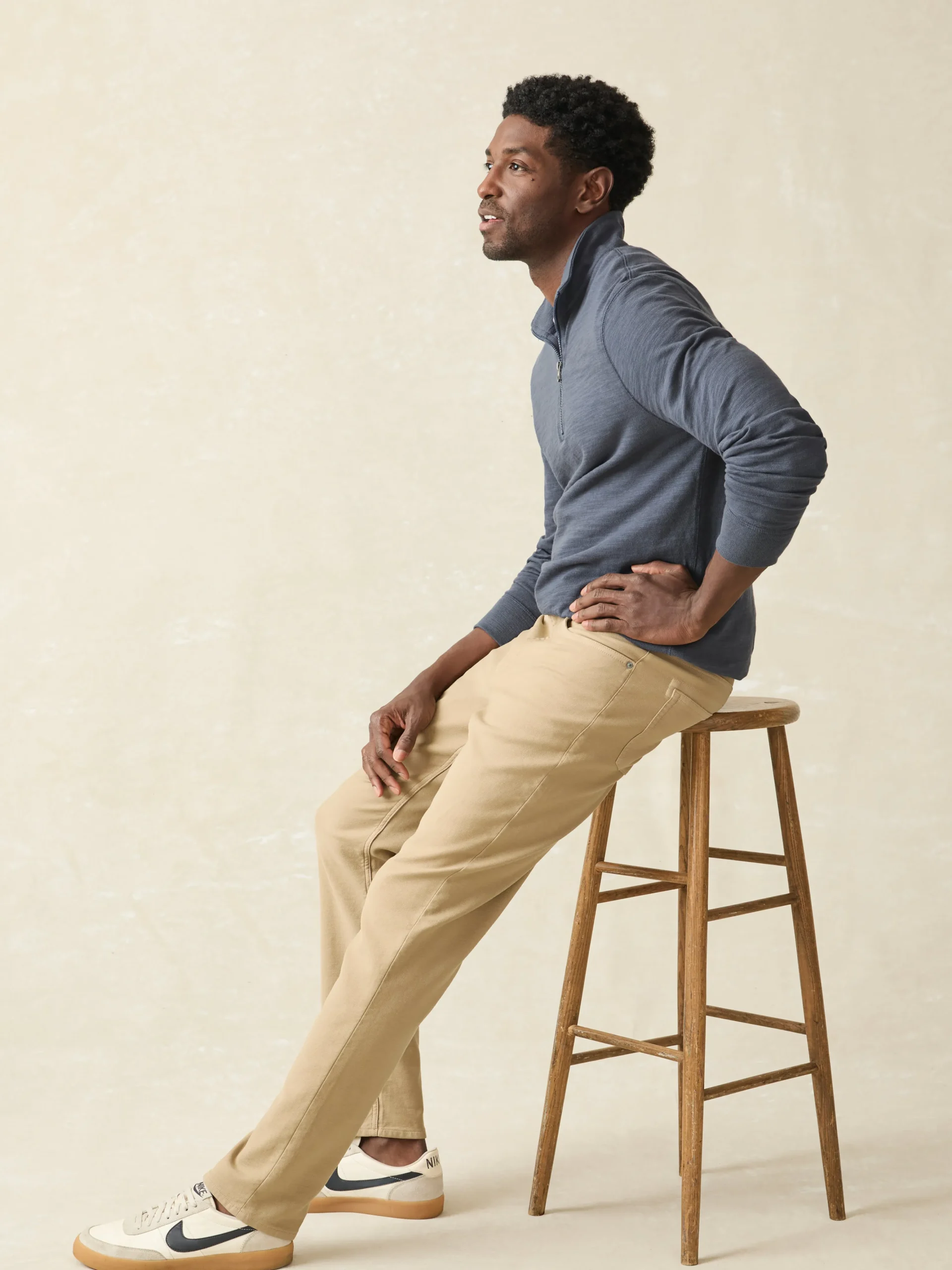 Hot Stretch Terry 5-Pocket Athletic Fit Pant - Pants