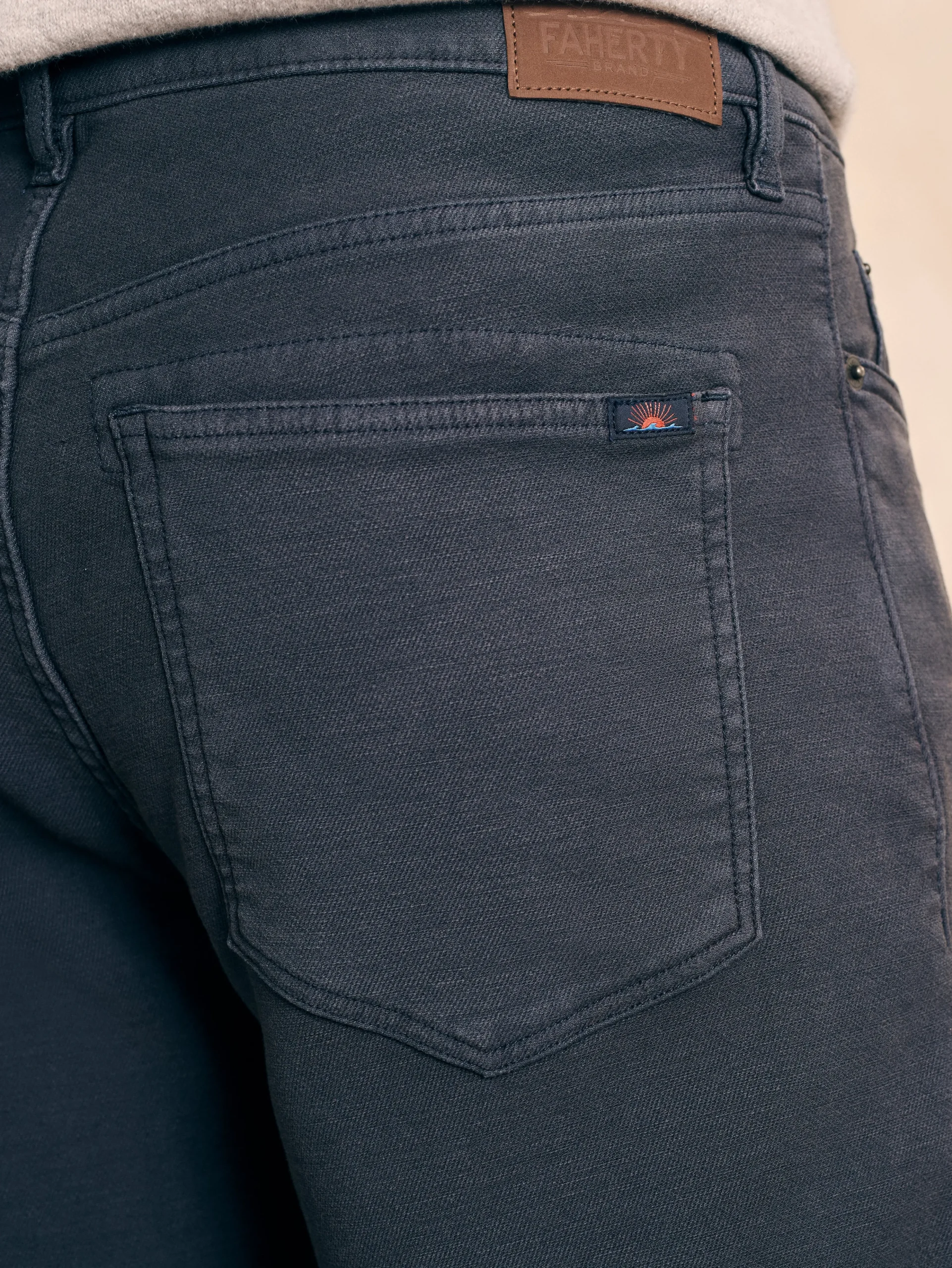 New Stretch Terry 5-Pocket Athletic Fit Pant - Pants