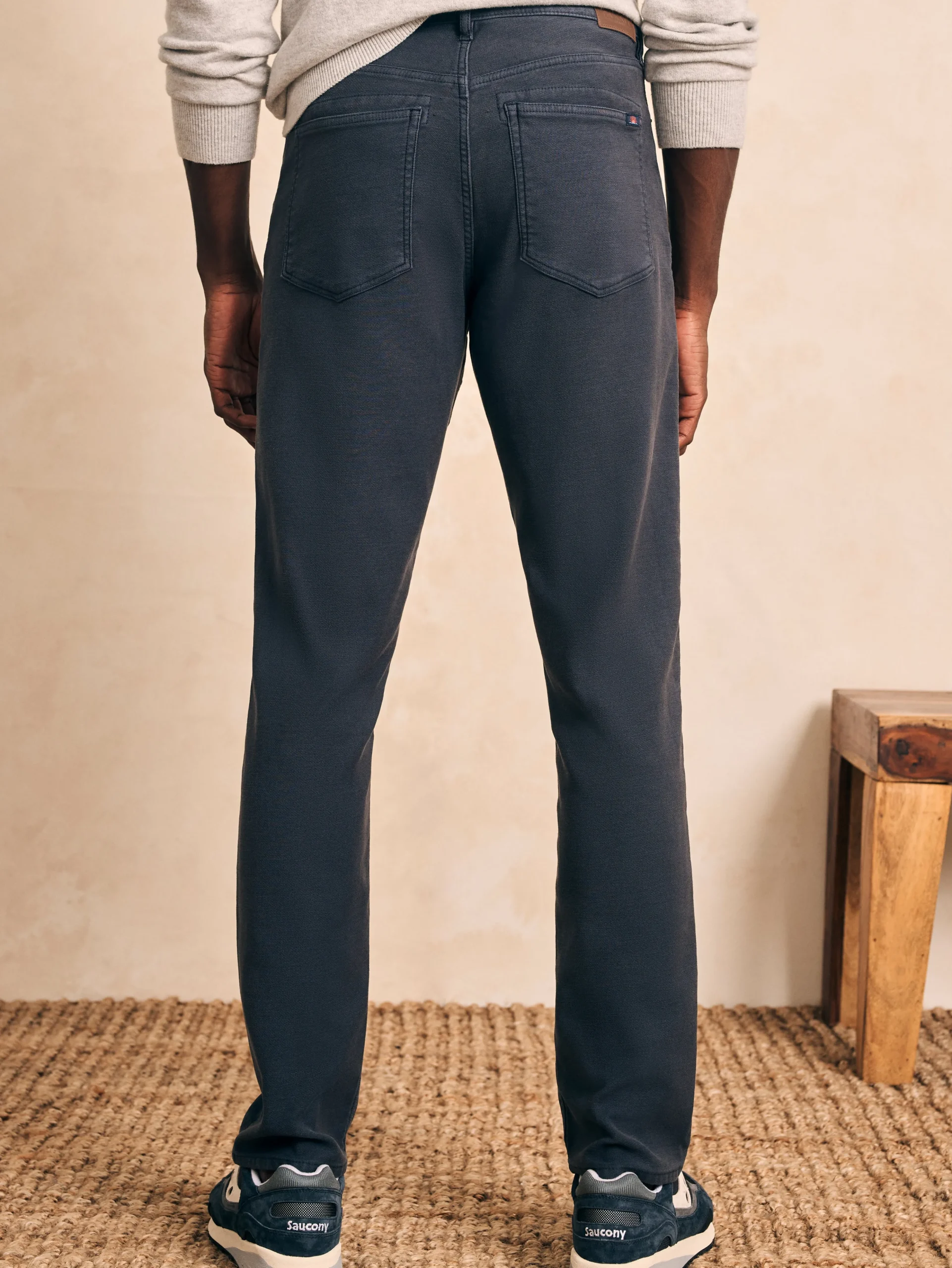 New Stretch Terry 5-Pocket Athletic Fit Pant - Pants
