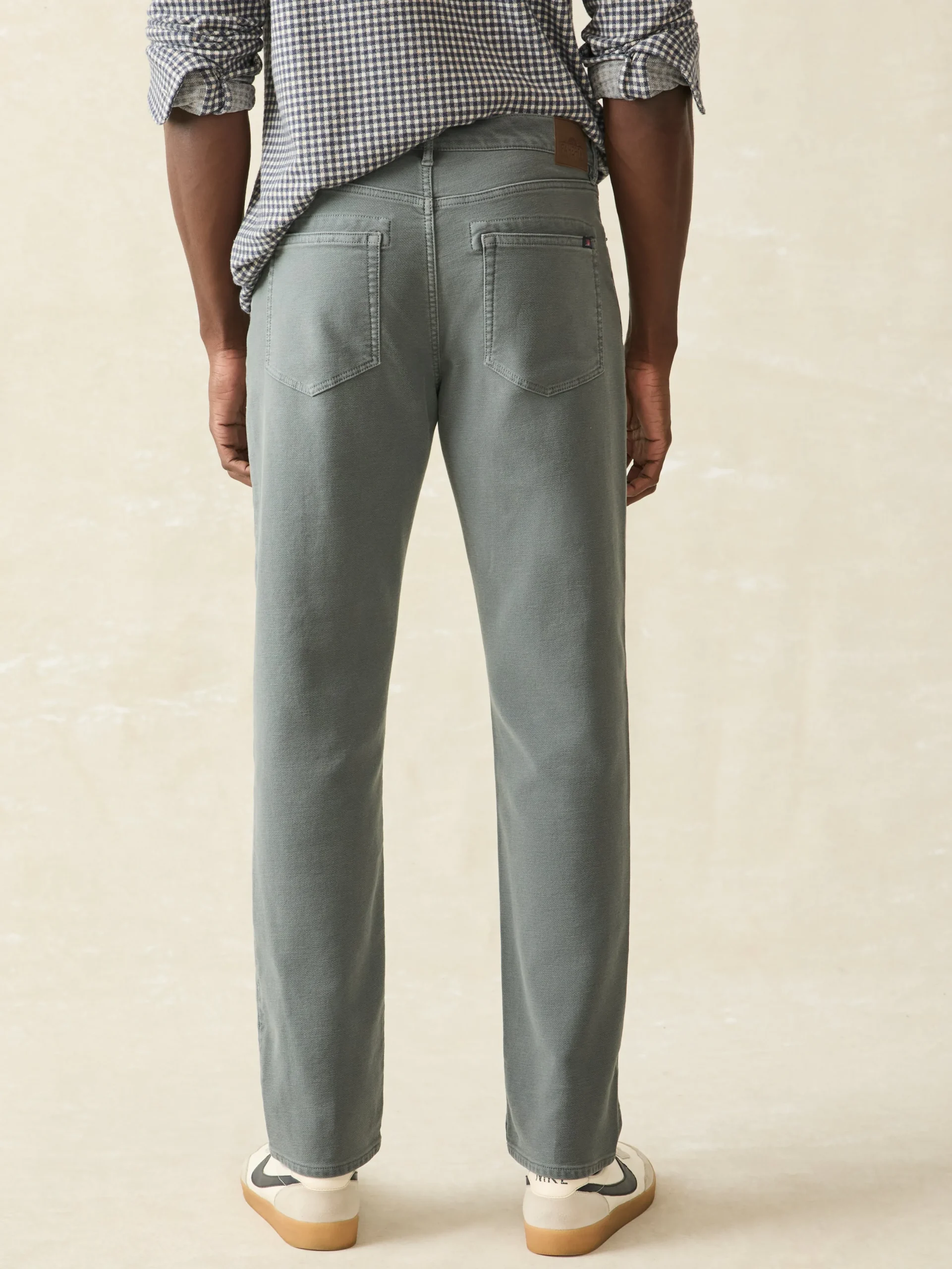 Fashion Stretch Terry 5-Pocket Athletic Fit Pant - Pants