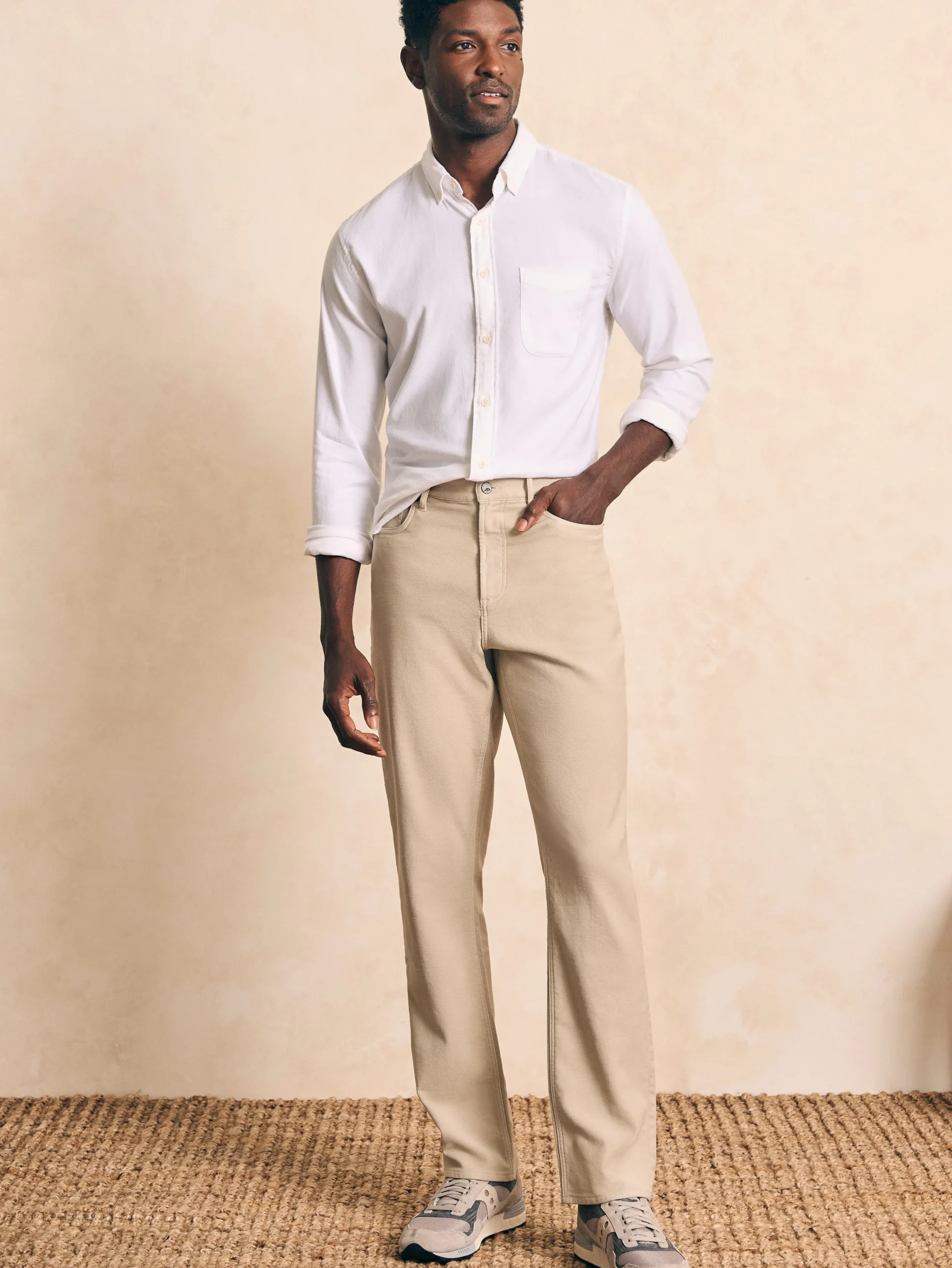 Hot Stretch Terry 5-Pocket Athletic Fit Pant - Pants