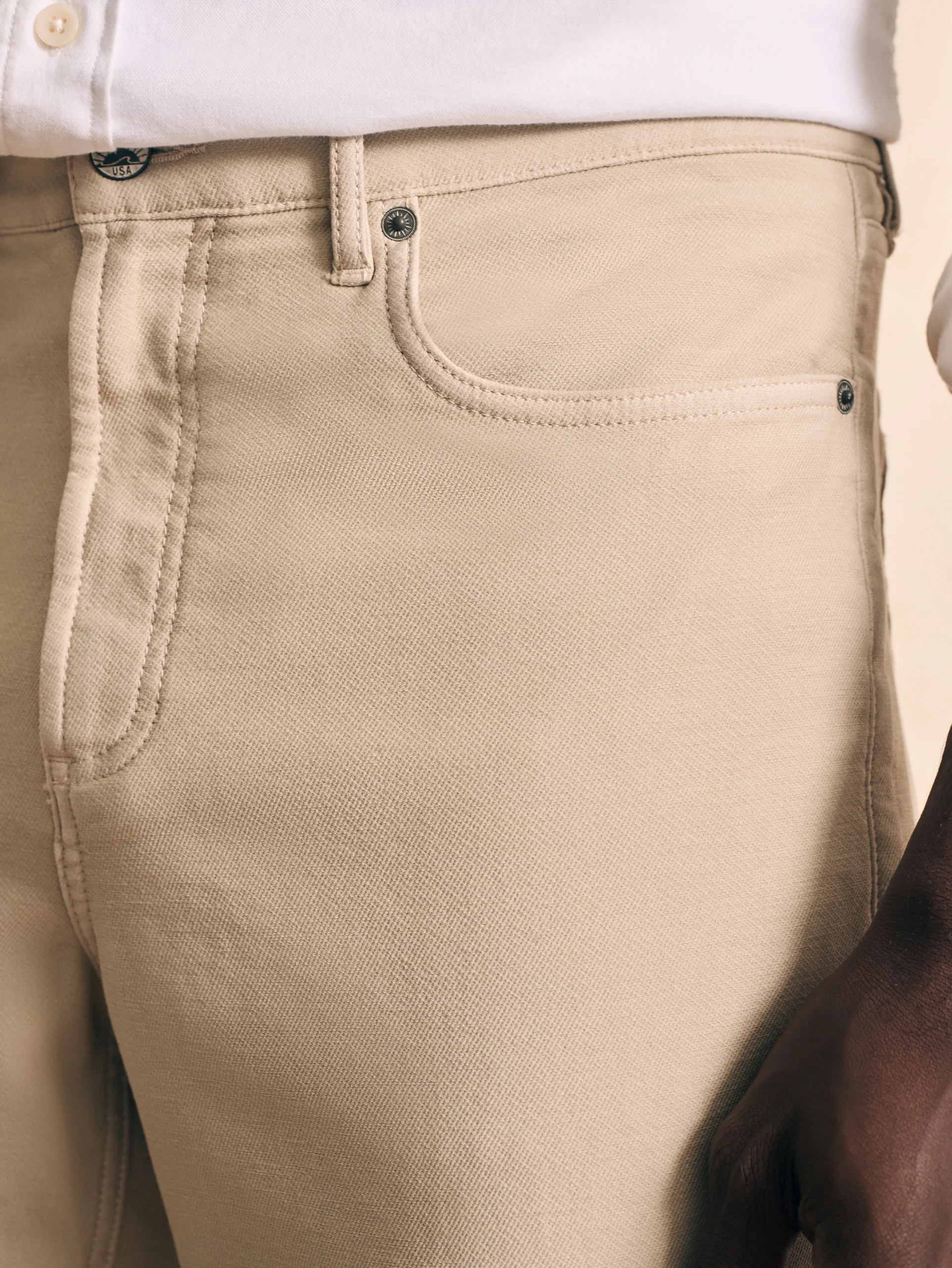 Hot Stretch Terry 5-Pocket Athletic Fit Pant - Pants