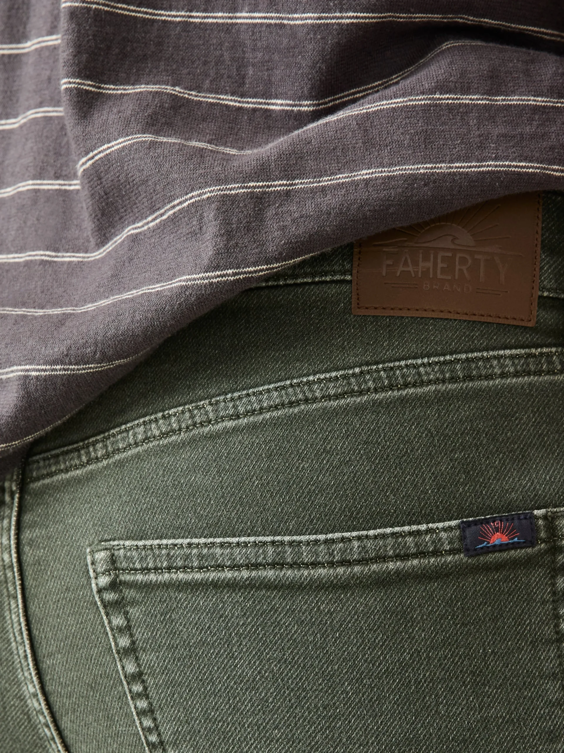 Outlet Stretch Terry 5-Pocket Athletic Fit Pant - Pants