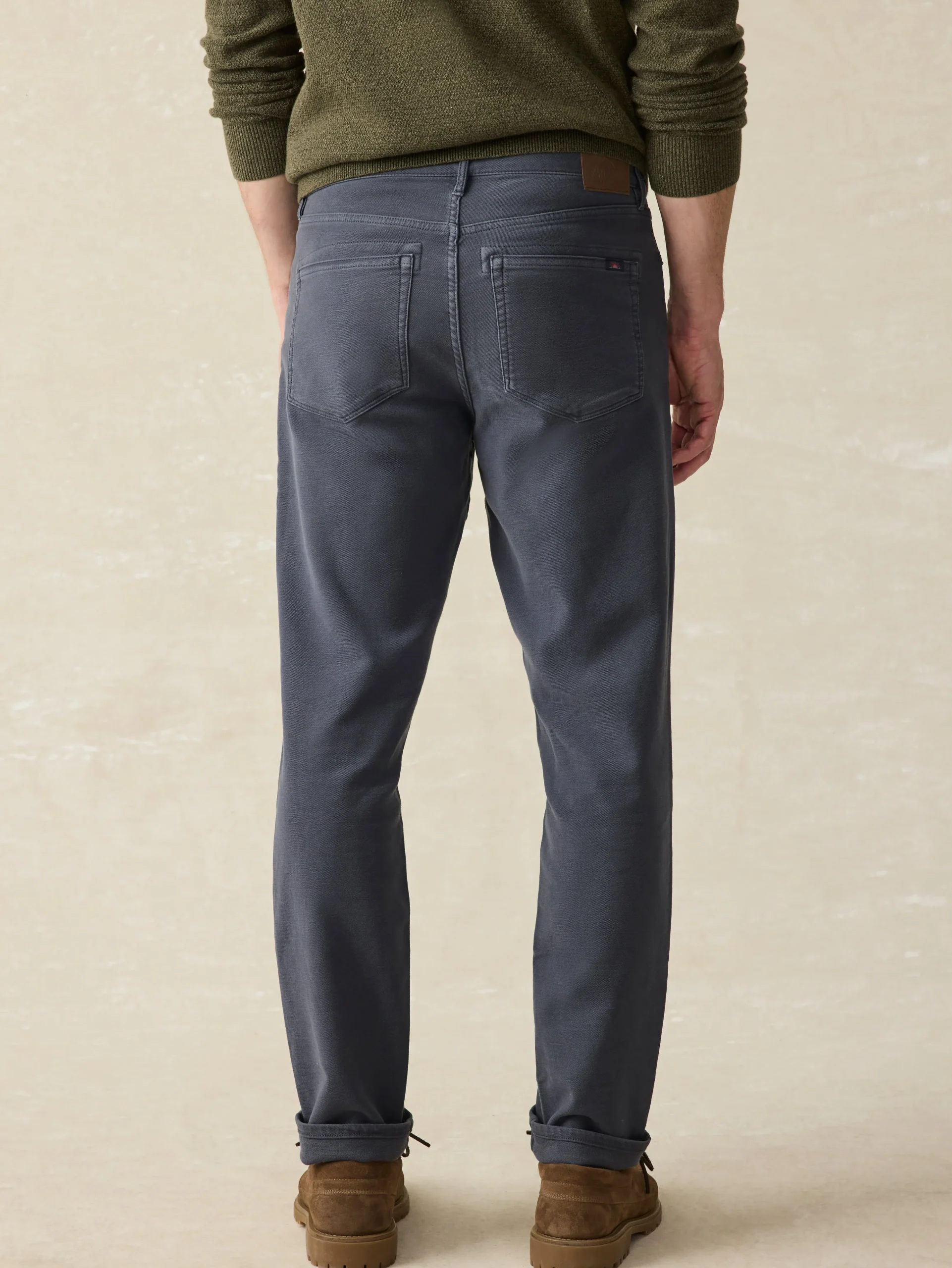 Fashion Stretch Terry 5-Pocket Pant - Pants