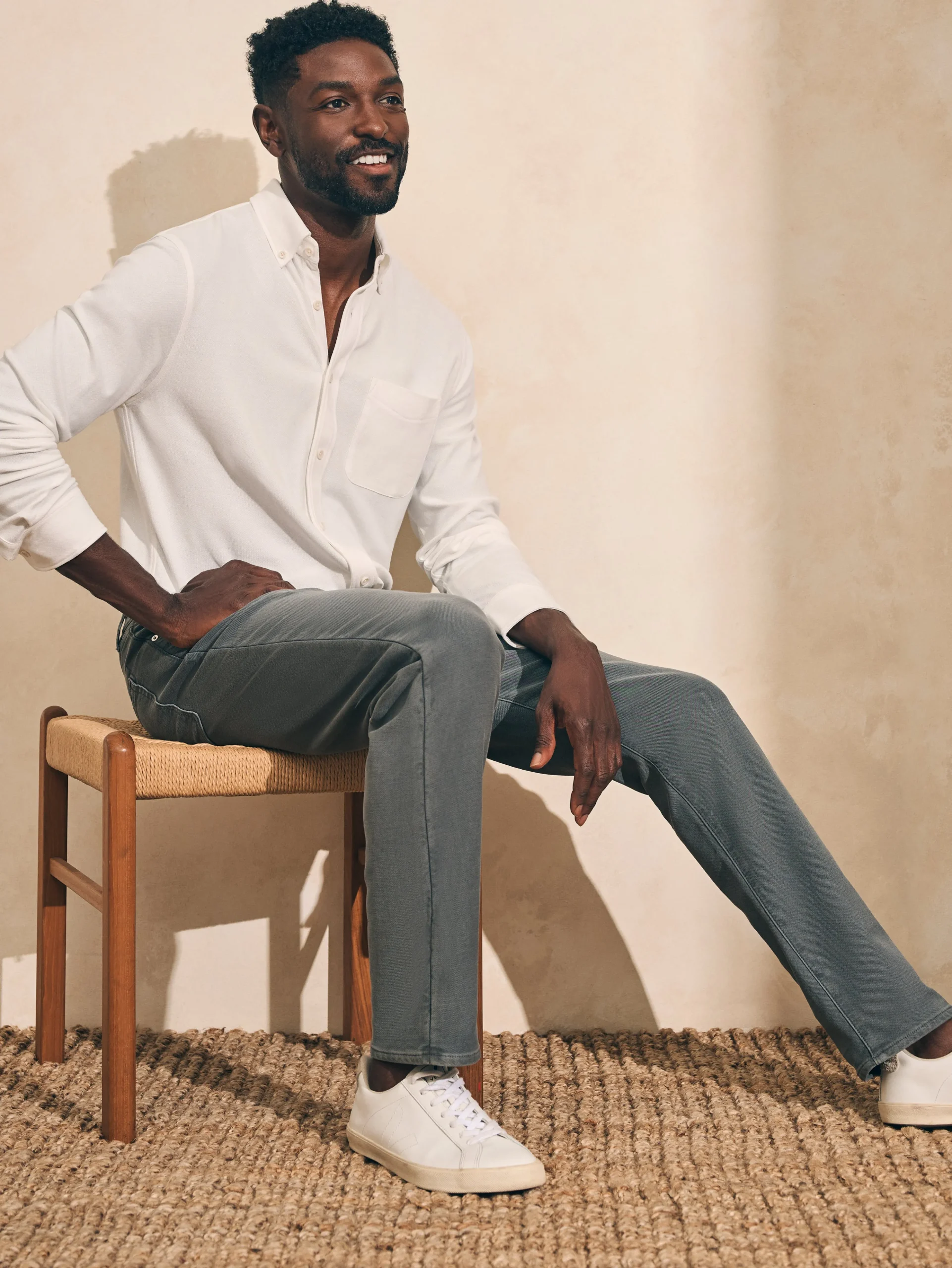 Hot Stretch Terry 5-Pocket Pant - Pants