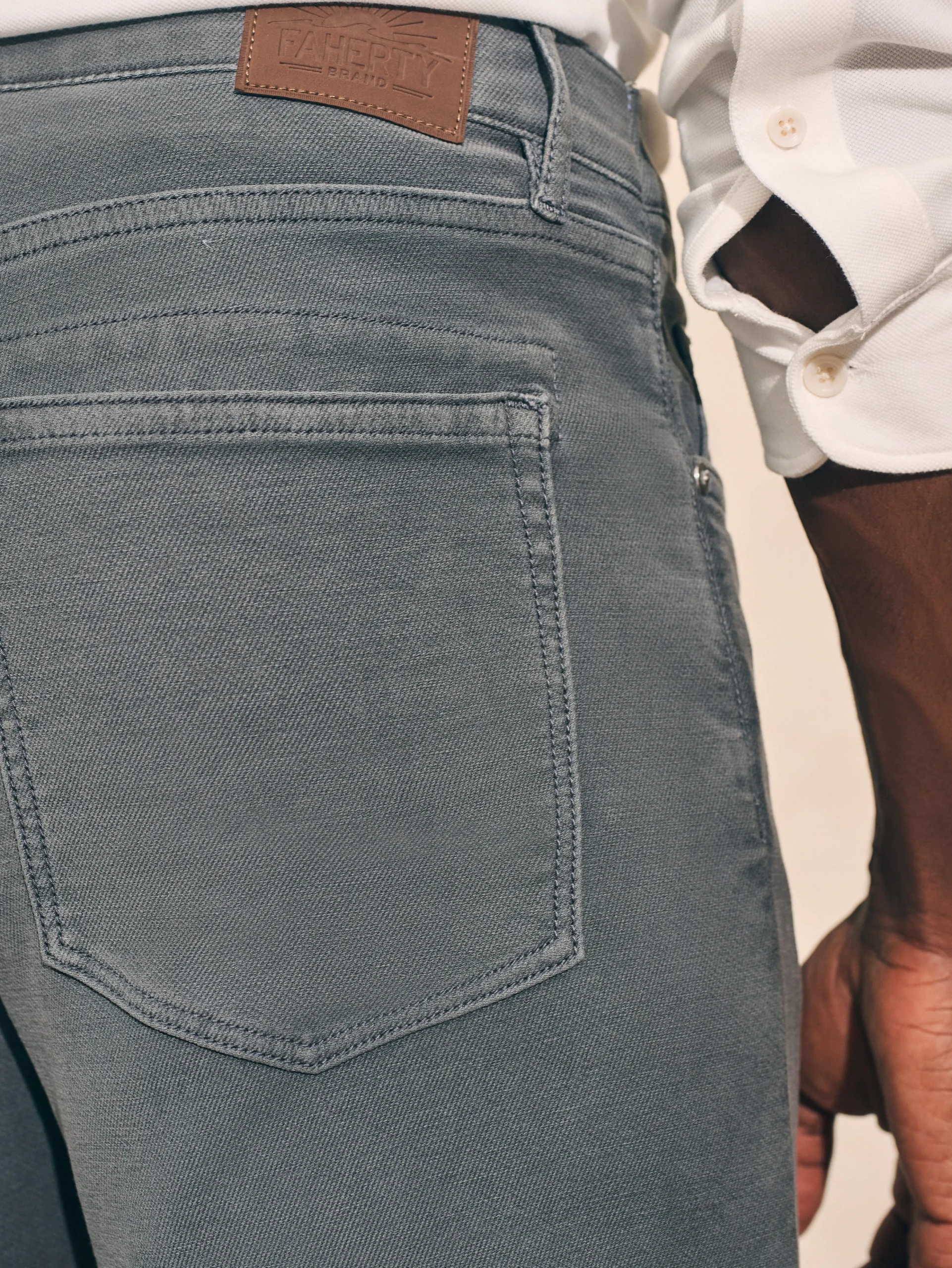 Hot Stretch Terry 5-Pocket Pant - Pants