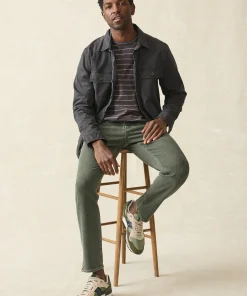 Outlet Stretch Terry 5-Pocket Pant - Pants