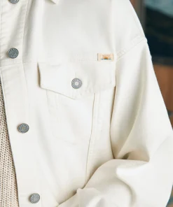 Outlet Stretch Terry Trucker Jacket - Women Blazers & Outerwear