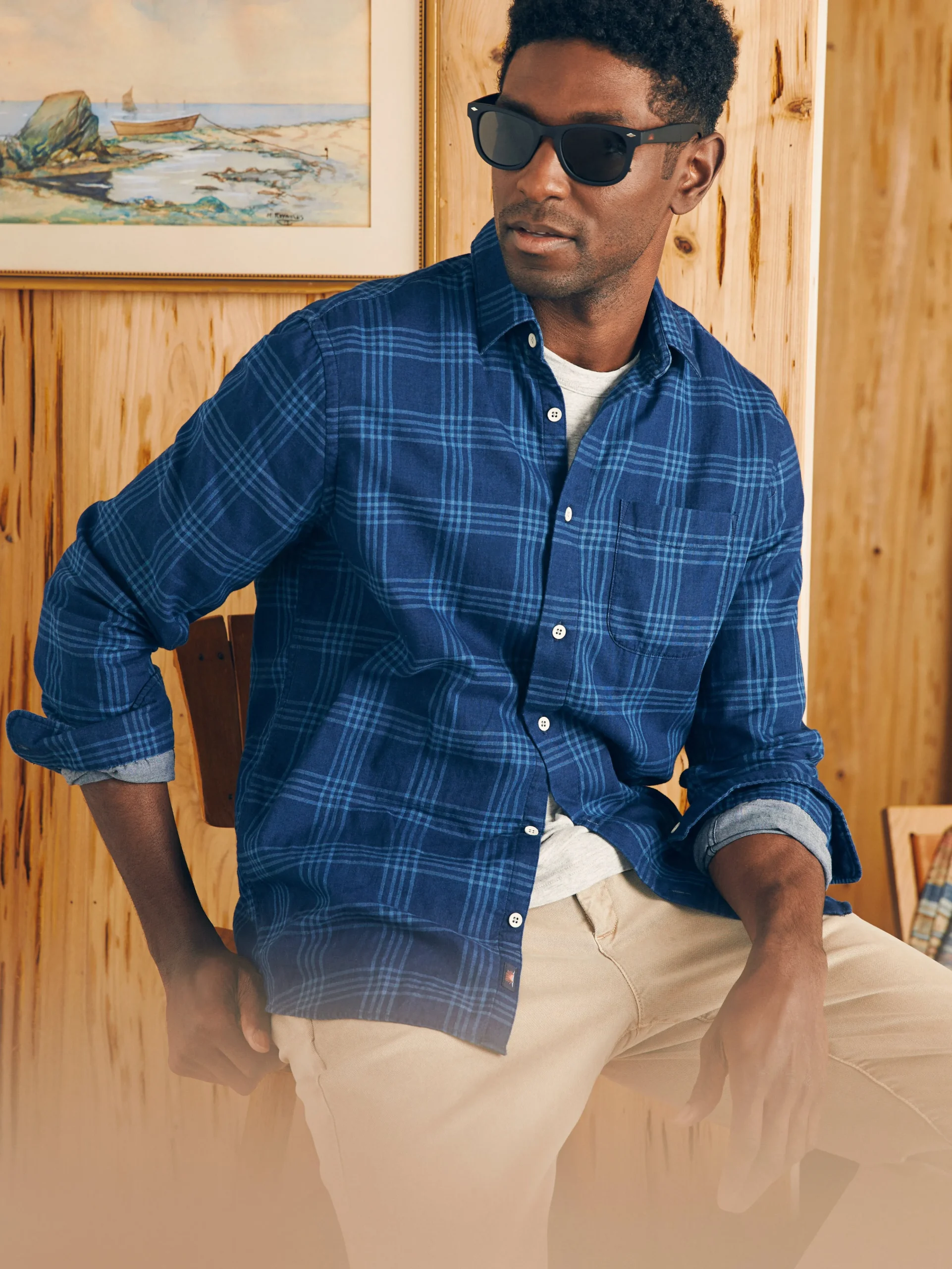 Discount Sunwashed Chambray Shirt - Shirts