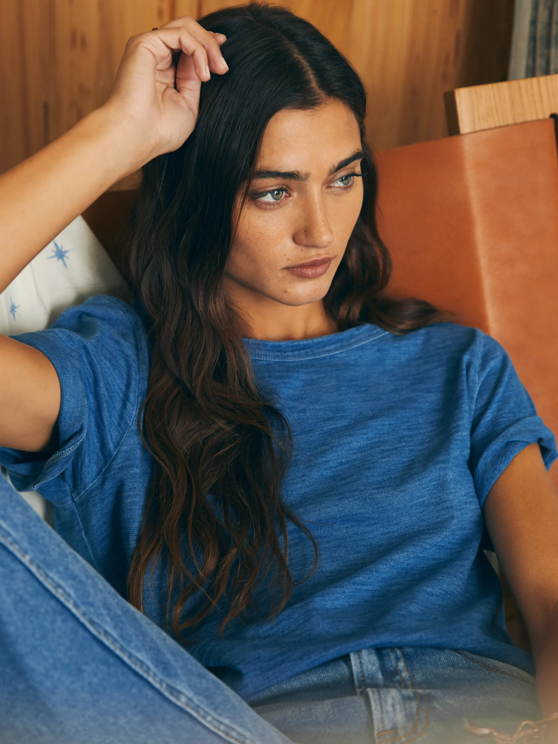 Hot Sunwashed Crew Tee - Women T-Shirts