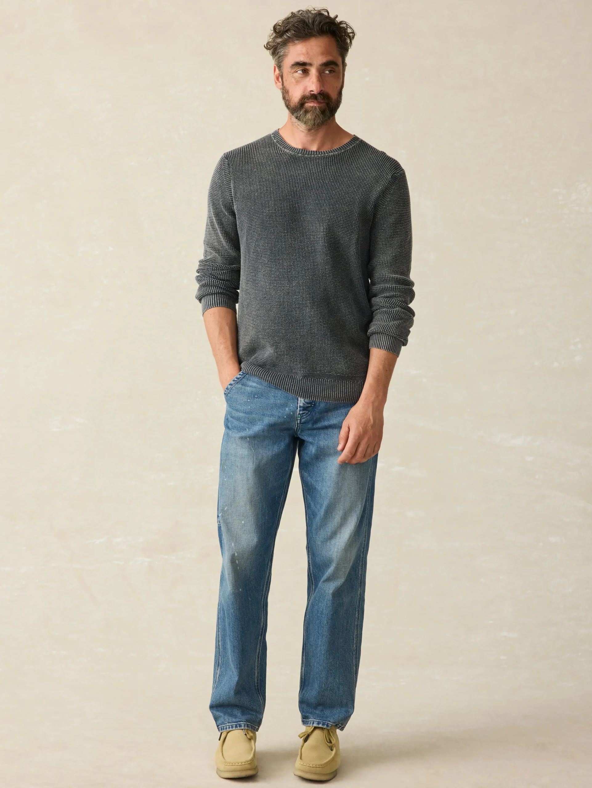 Sale Sunwashed Crewneck Sweater (Tall) - Sweaters