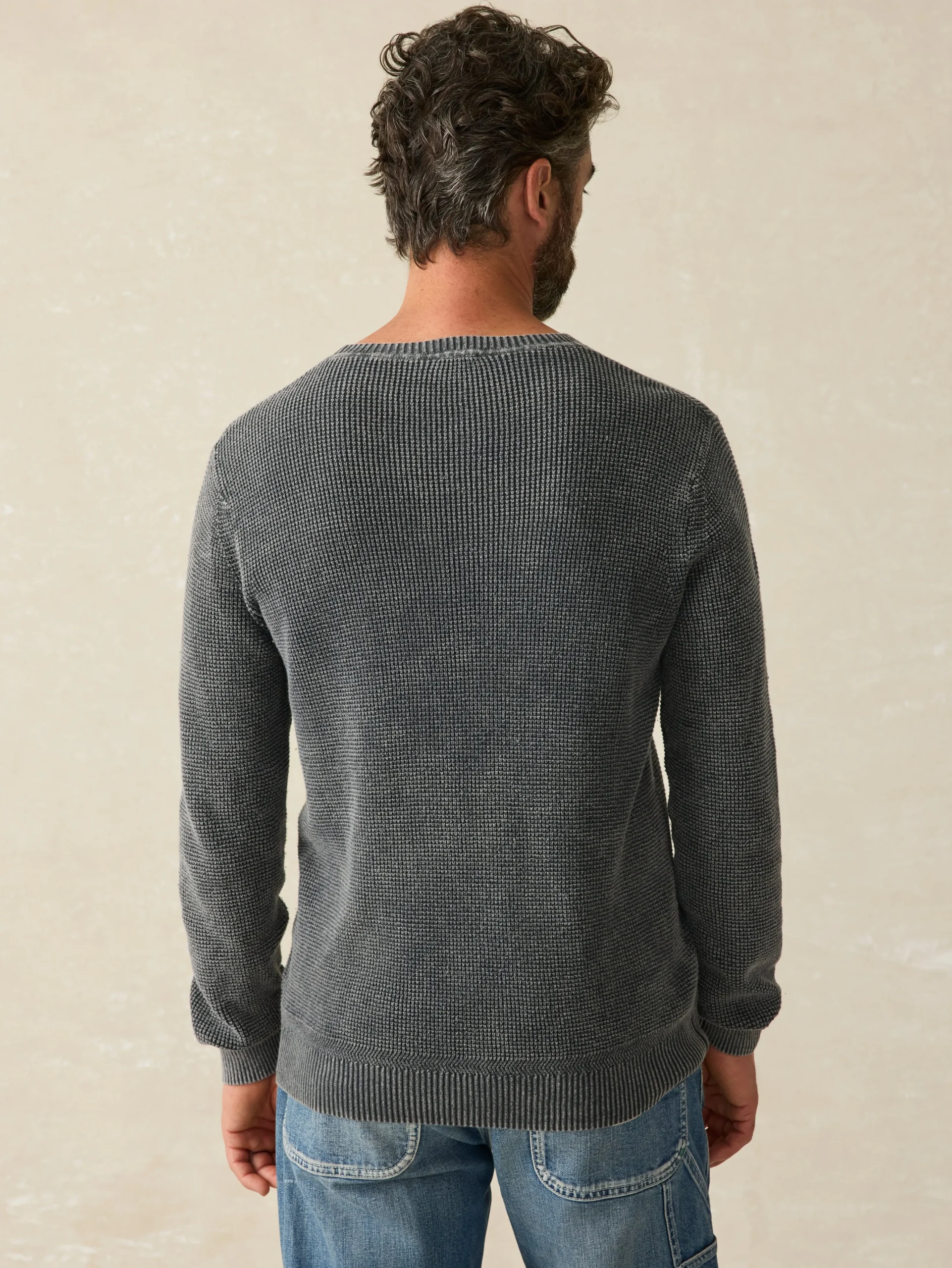 Sale Sunwashed Crewneck Sweater (Tall) - Sweaters