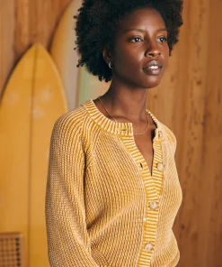 Discount Sunwashed Fisherman Cardigan - Women Sweaters