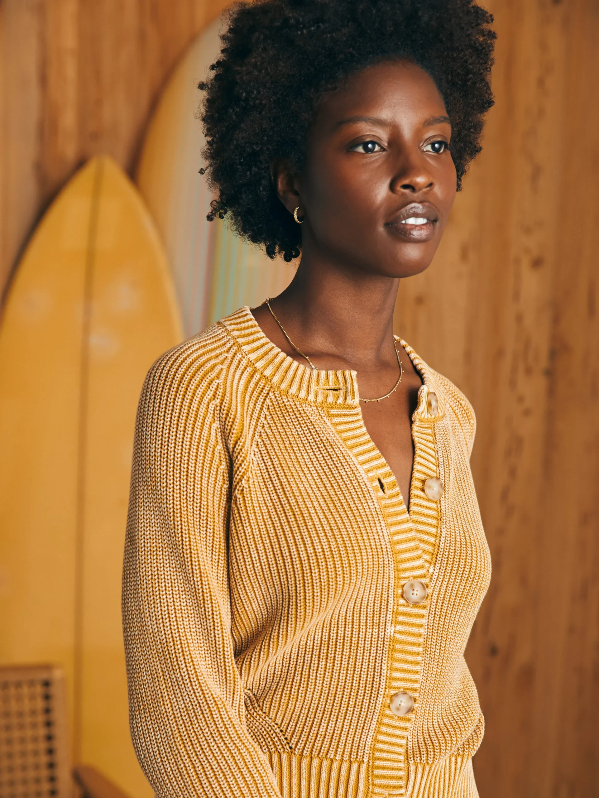 Discount Sunwashed Fisherman Cardigan - Women Sweaters