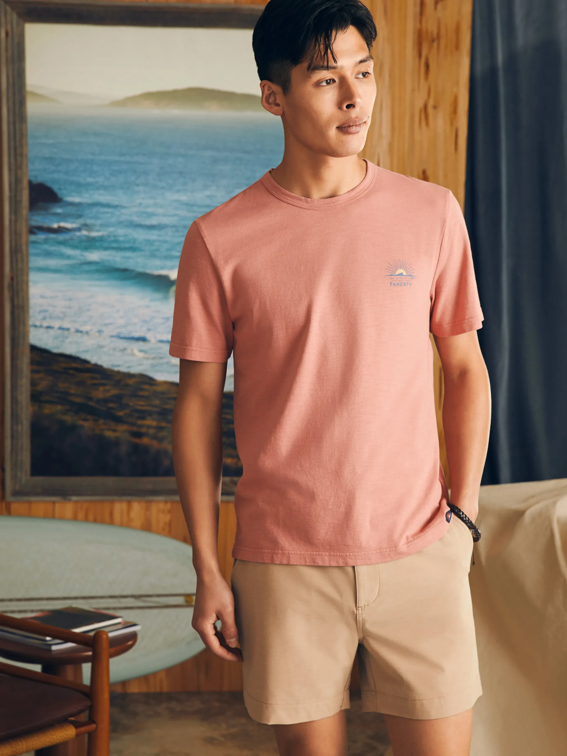 Fashion Sunwashed Graphic Tee - T-Shirts & Henleys