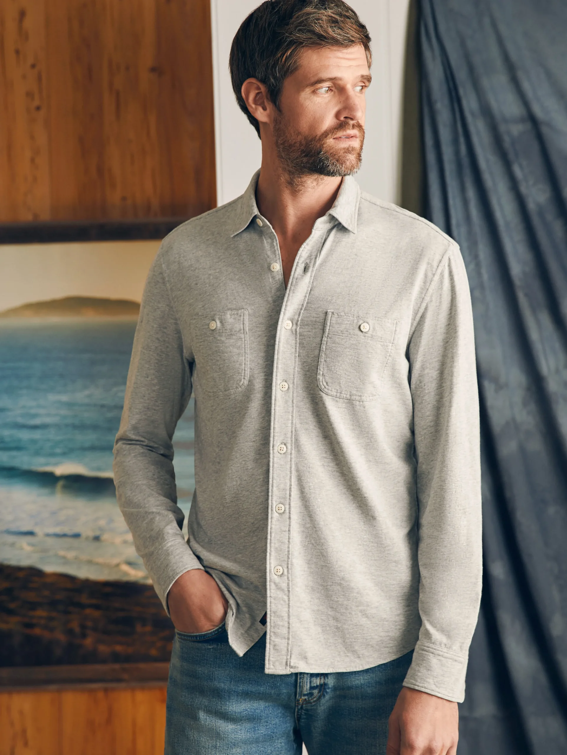 Discount Sunwashed Knit Shirt - Shirts