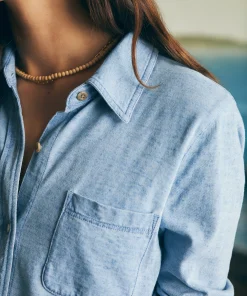 Fashion Sunwashed Knit Shirt - Women Shirts & Tops