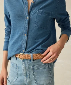 Clearance Sunwashed Knit Shirt - Women Shirts & Tops