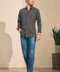 Online Sunwashed Knit Shirt (Single Pocket) (Tall) - Shirts
