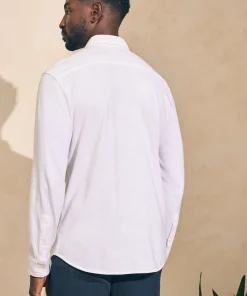 Outlet Sunwashed Knit Shirt (Single Pocket) - Shirts