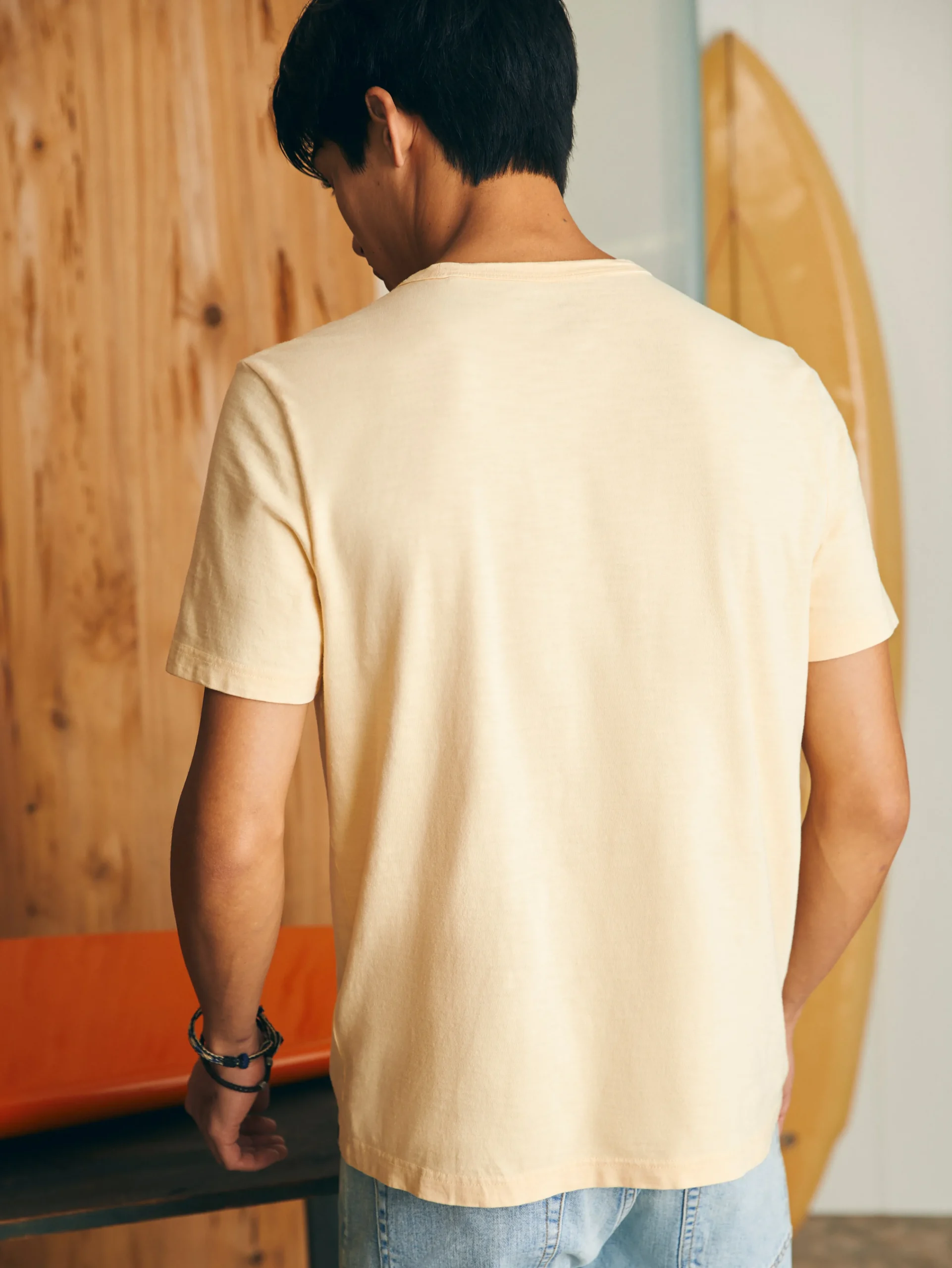 Fashion Sunwashed Pocket Tee - T-Shirts & Henleys