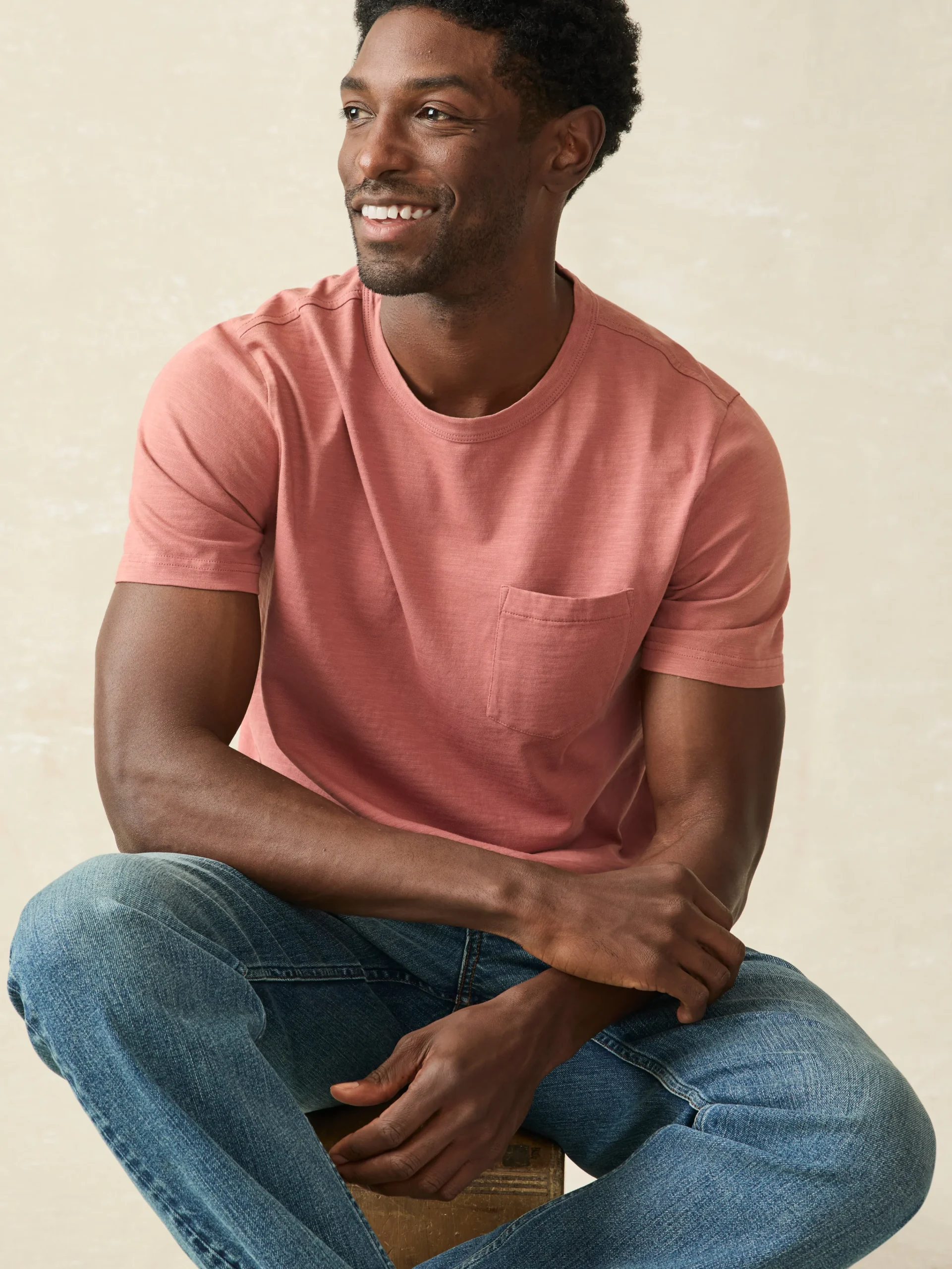 Outlet Sunwashed Pocket Tee (Tall) - T-Shirts & Henleys