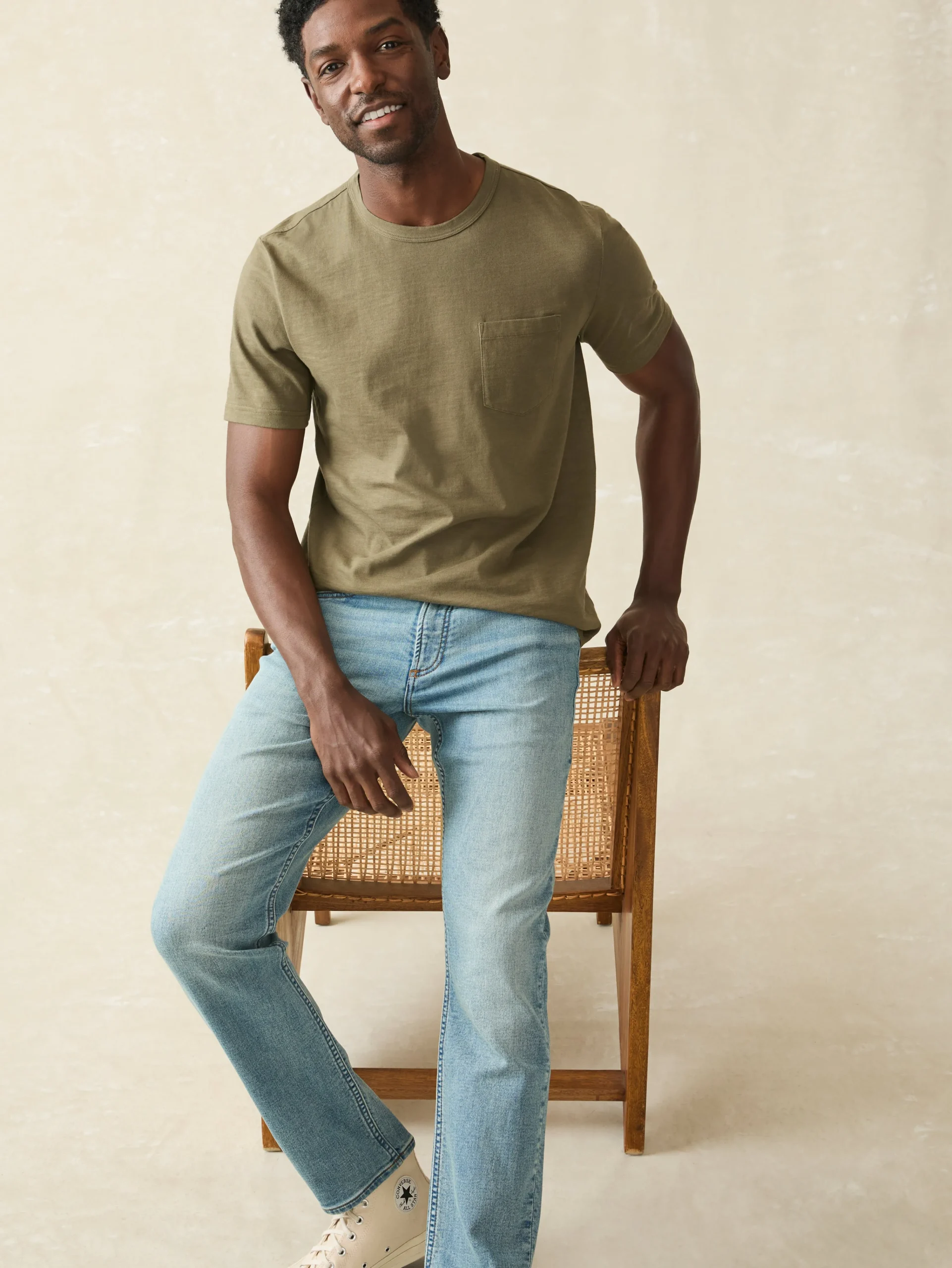Outlet Sunwashed Pocket Tee (Tall) - T-Shirts & Henleys