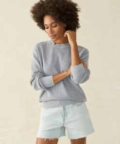 Hot Sunwashed Relaxed Sweater - Women Sweaters|Hoodies & Sweatshirts