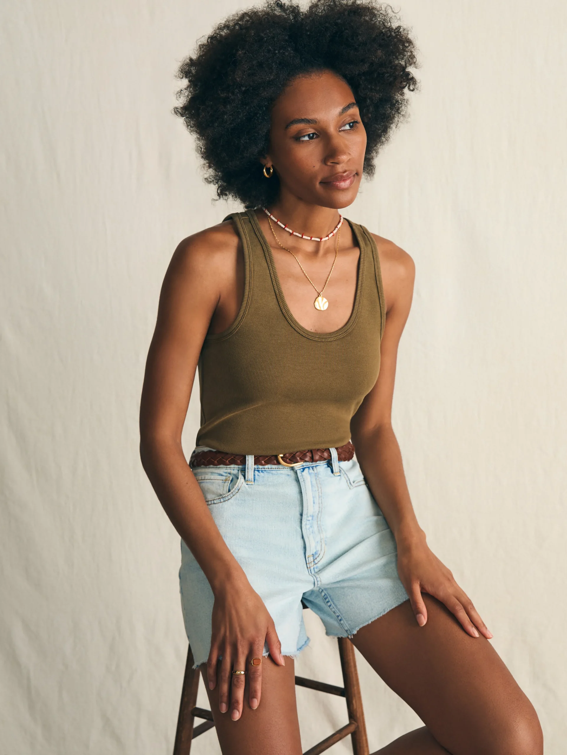 New Sunwashed Rib Tank - Women T-Shirts