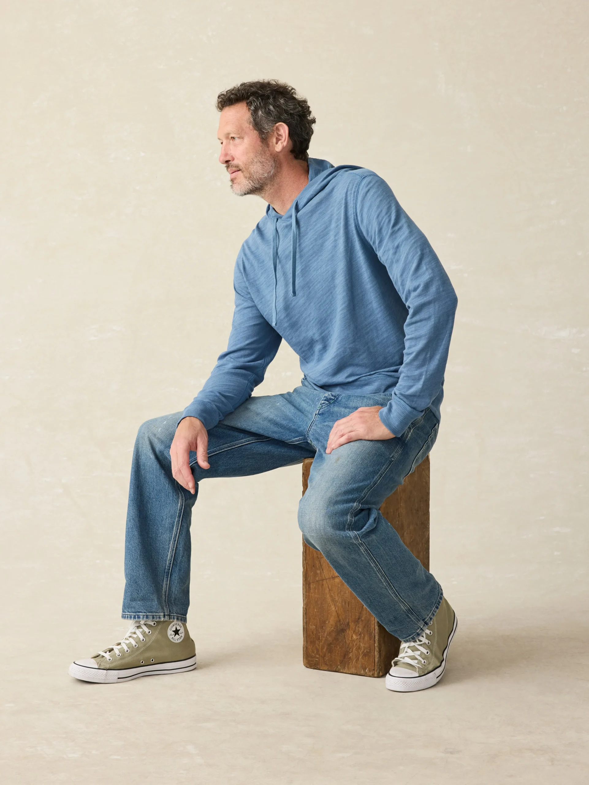 New Sunwashed Slub Hoodie - Hoodies & Sweatshirts