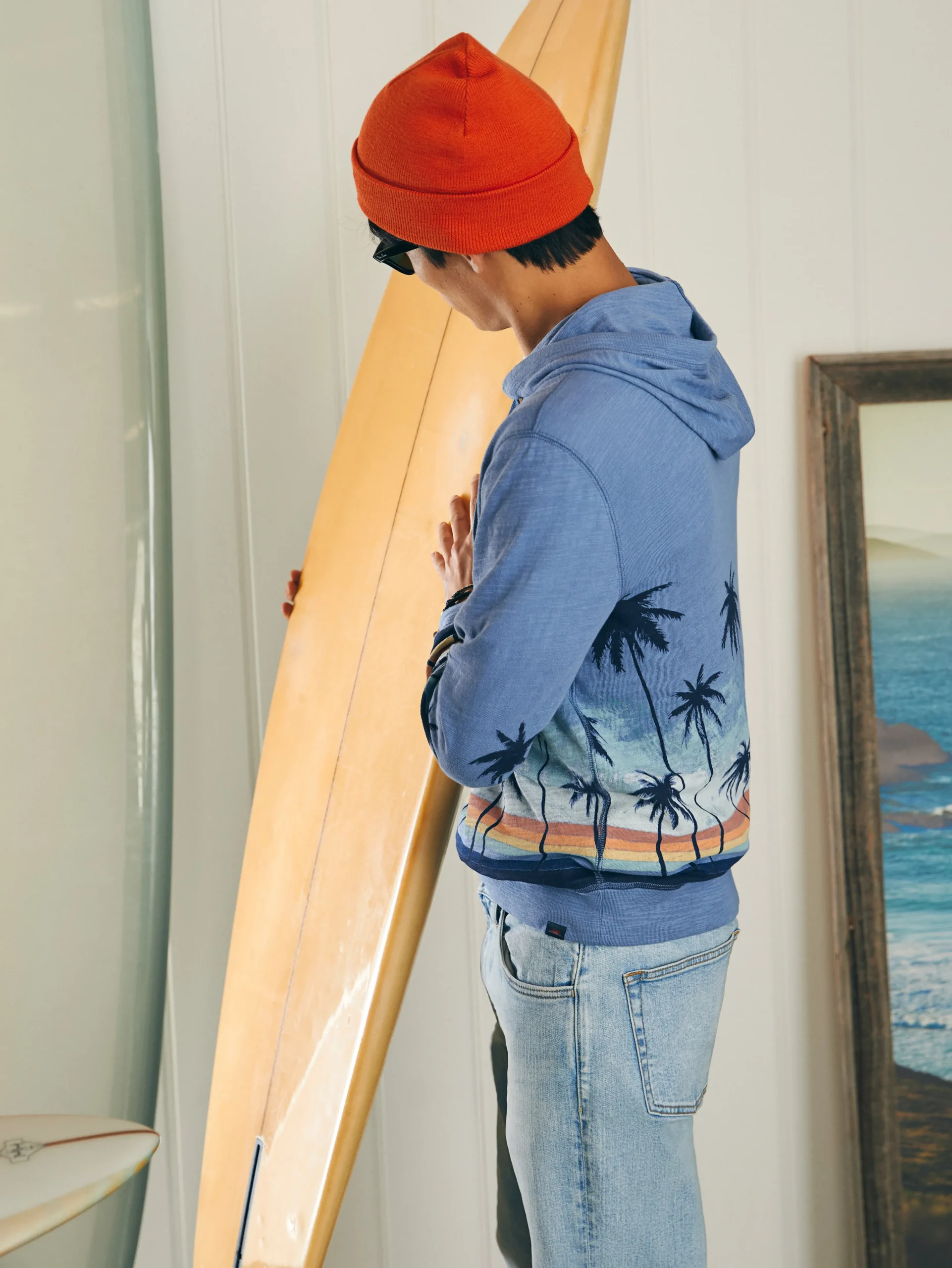 Clearance Sunwashed Slub Hoodie - Hoodies & Sweatshirts