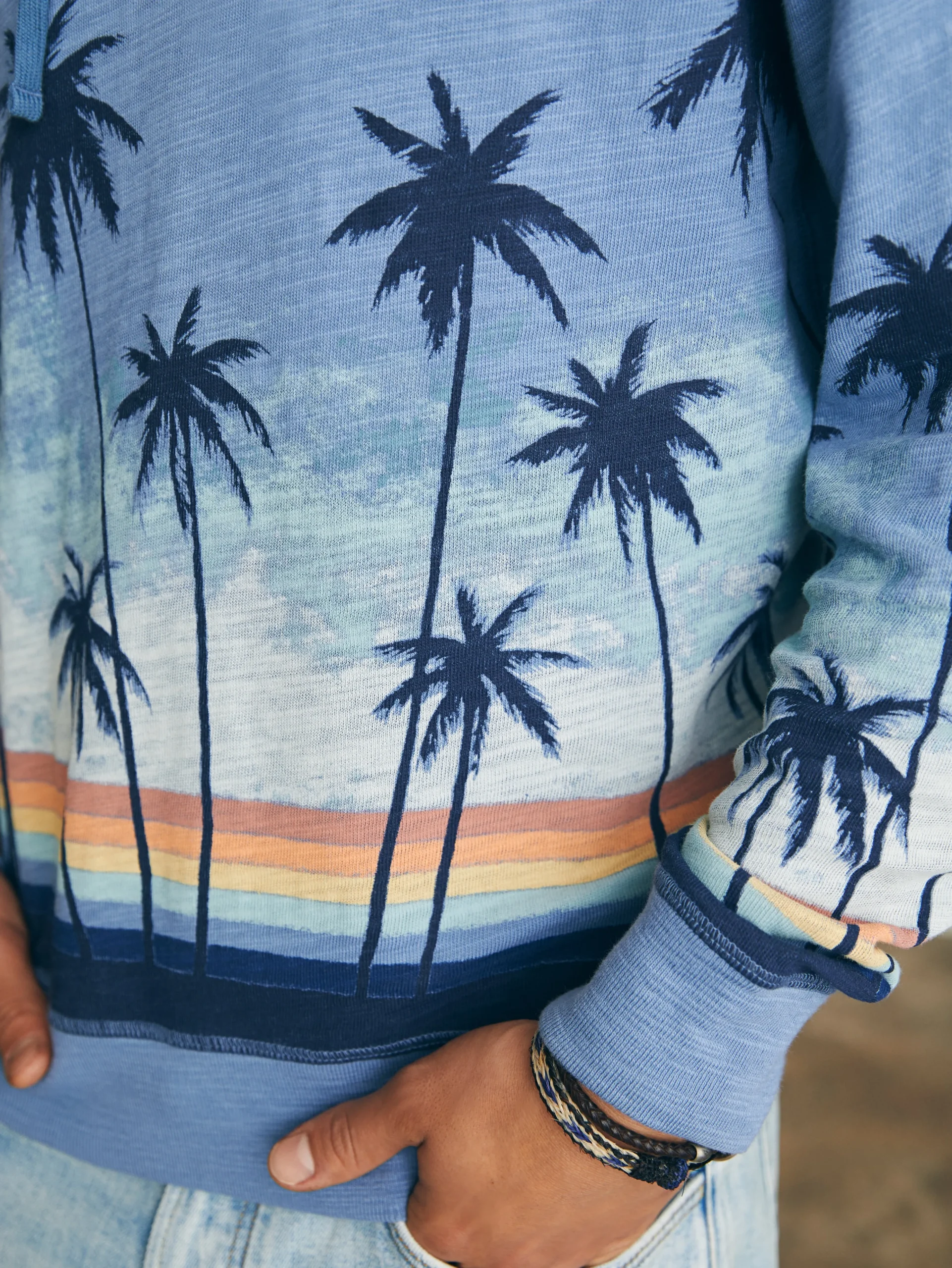 Clearance Sunwashed Slub Hoodie - Hoodies & Sweatshirts