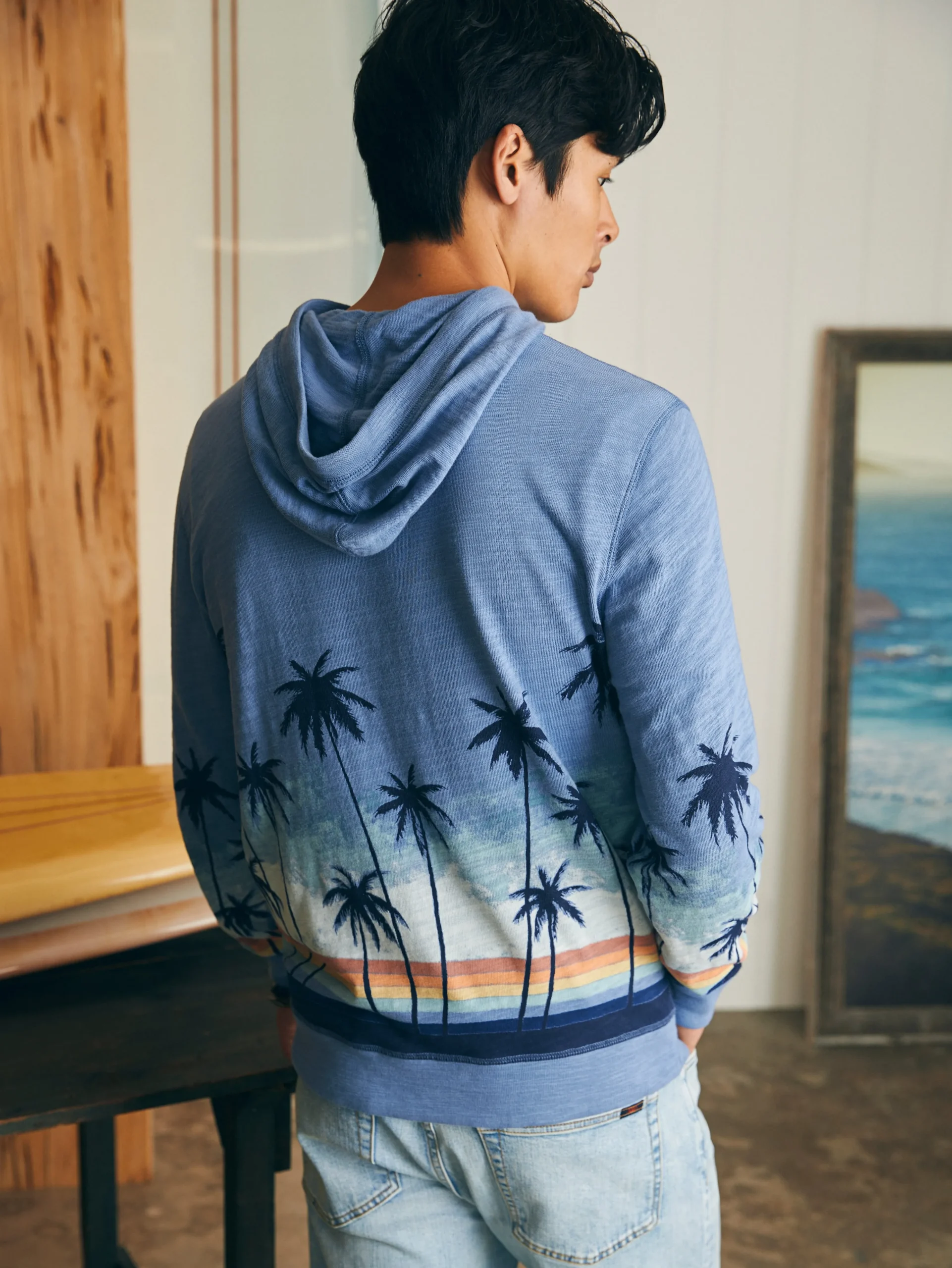 Clearance Sunwashed Slub Hoodie - Hoodies & Sweatshirts