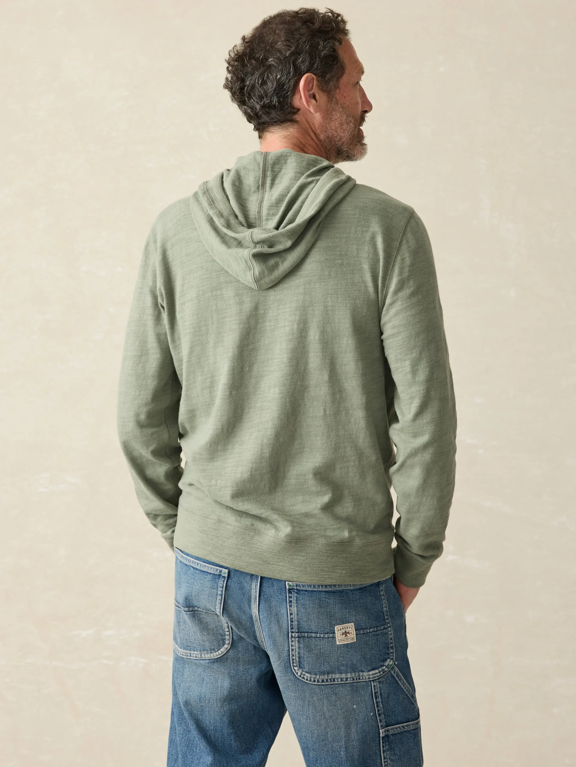 Hot Sunwashed Slub Hoodie (Tall) - Hoodies & Sweatshirts