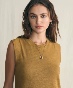 New Sunwashed Slub Muscle Dress - Women Dresses