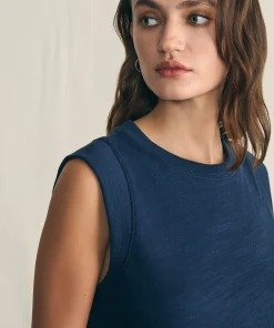 Outlet Sunwashed Slub Muscle Tank - Women T-Shirts