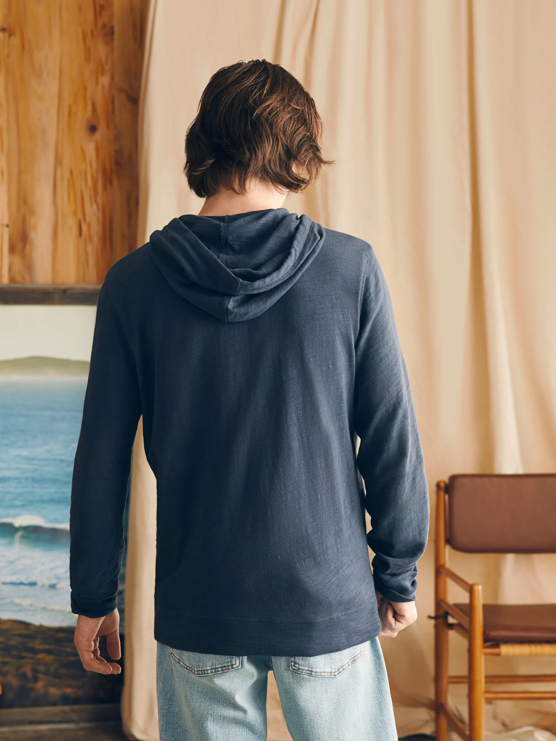 Sale Sunwashed Slub Zip Hoodie - Hoodies & Sweatshirts