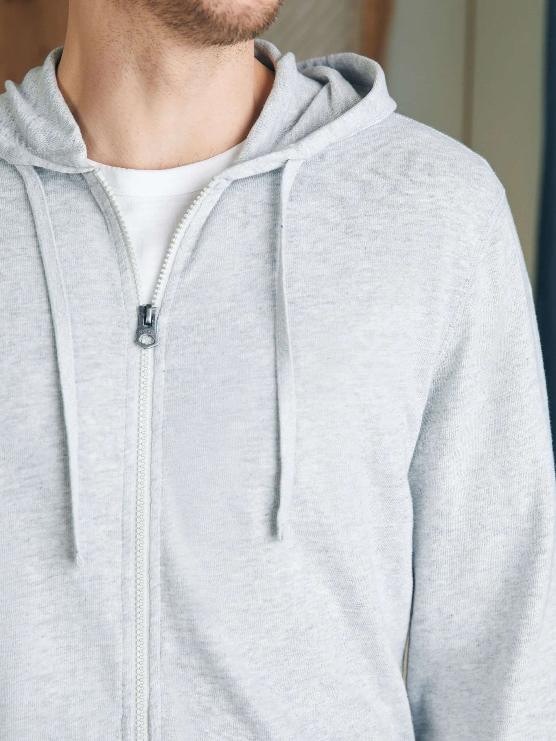 Outlet Sunwashed Slub Zip Hoodie - Hoodies & Sweatshirts