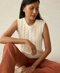 Hot Sunwashed Sweater Vest - Women Sweaters