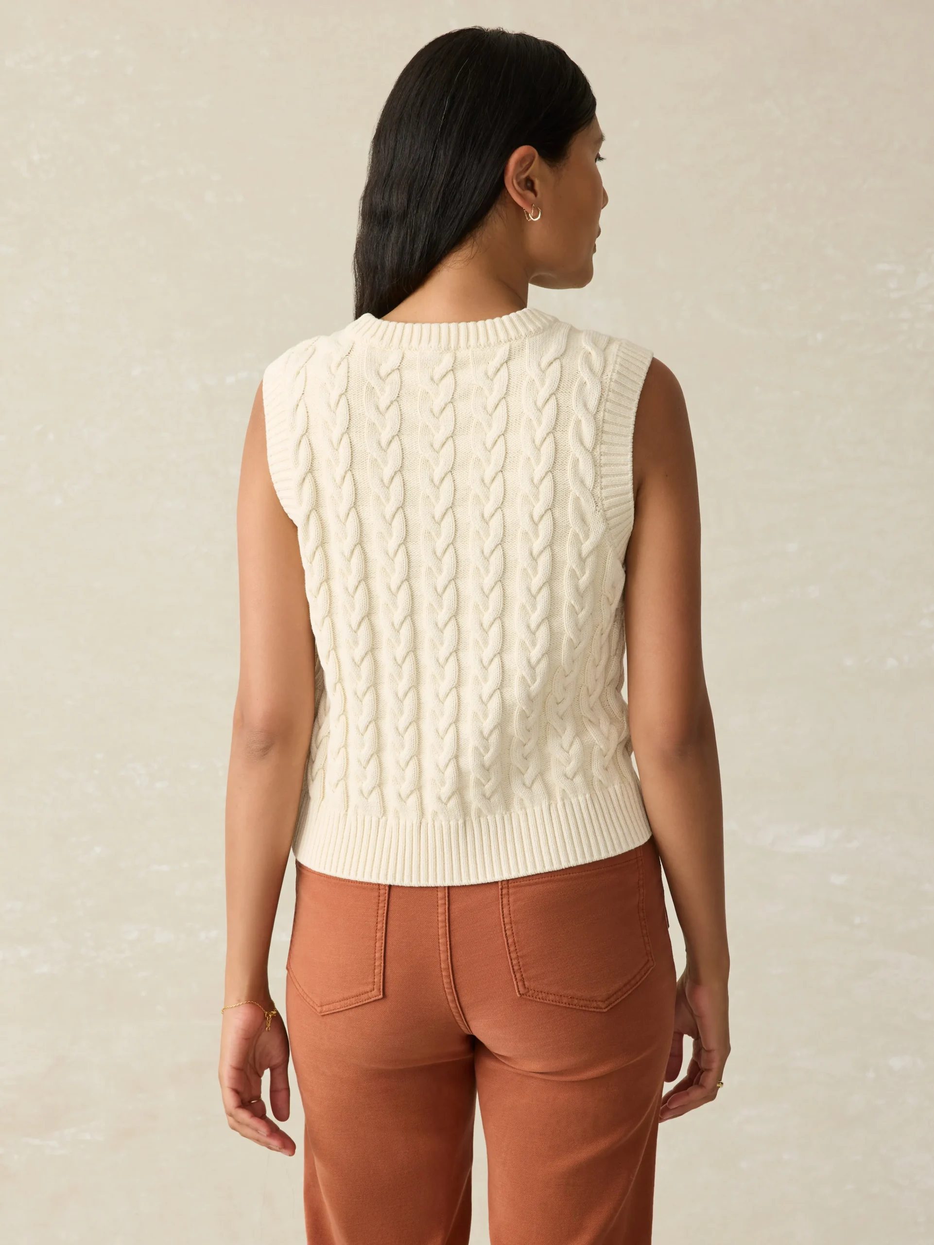 Hot Sunwashed Sweater Vest - Women Sweaters