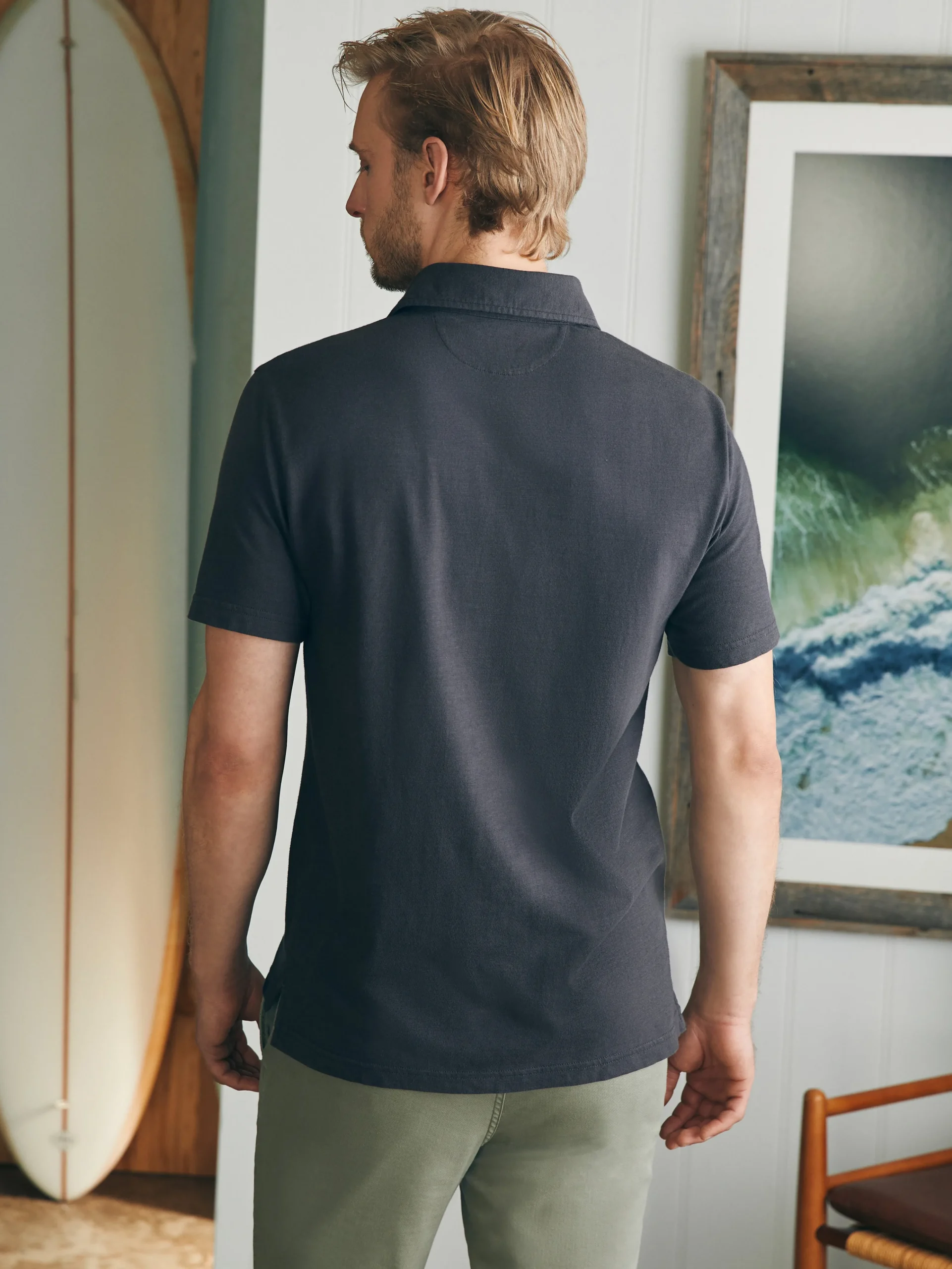 New Sunwashed T-Shirt Polo - Polo Shirts|T-Shirts & Henleys