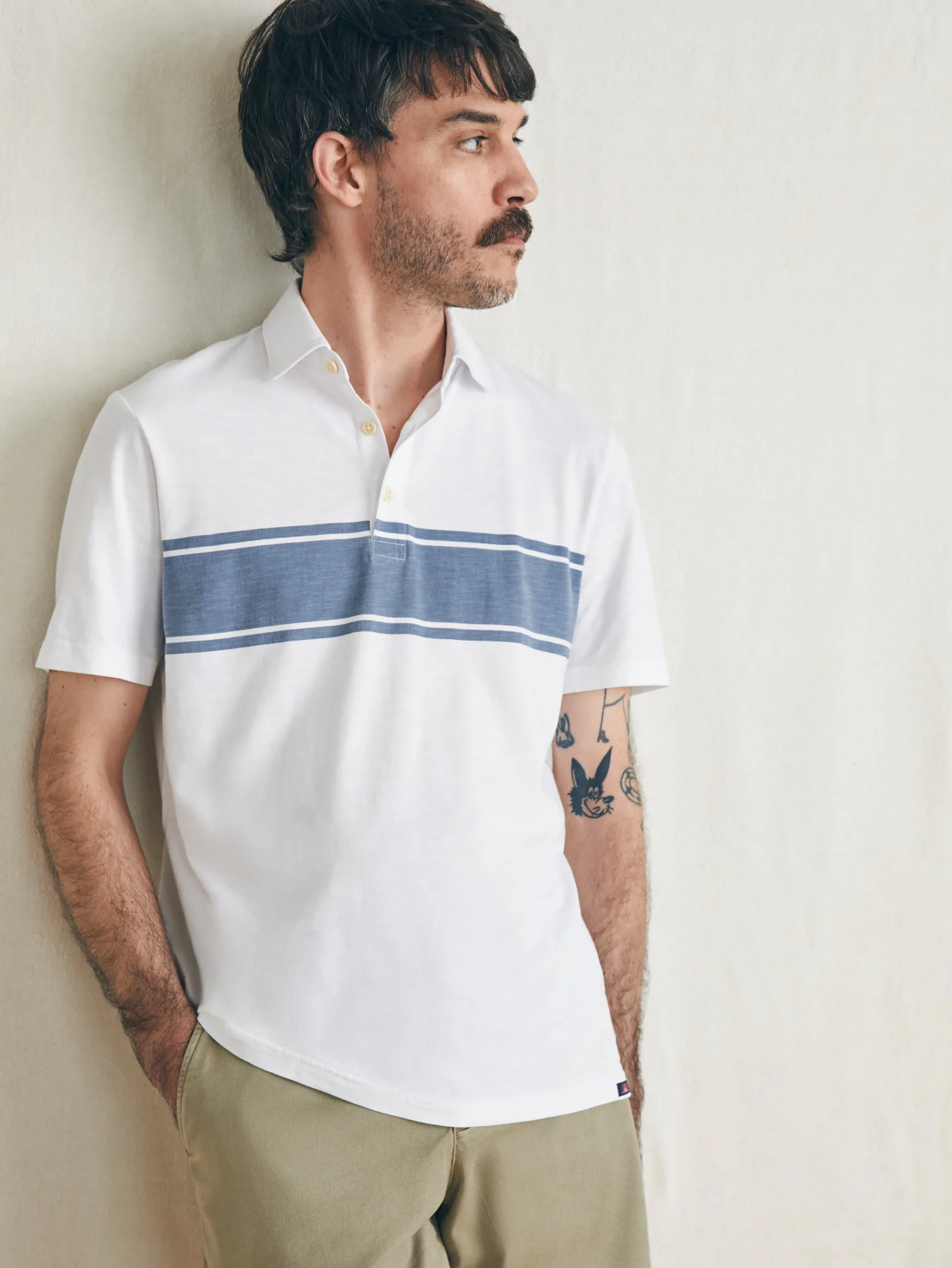 New Sunwashed T-Shirt Polo - Polo Shirts|T-Shirts & Henleys