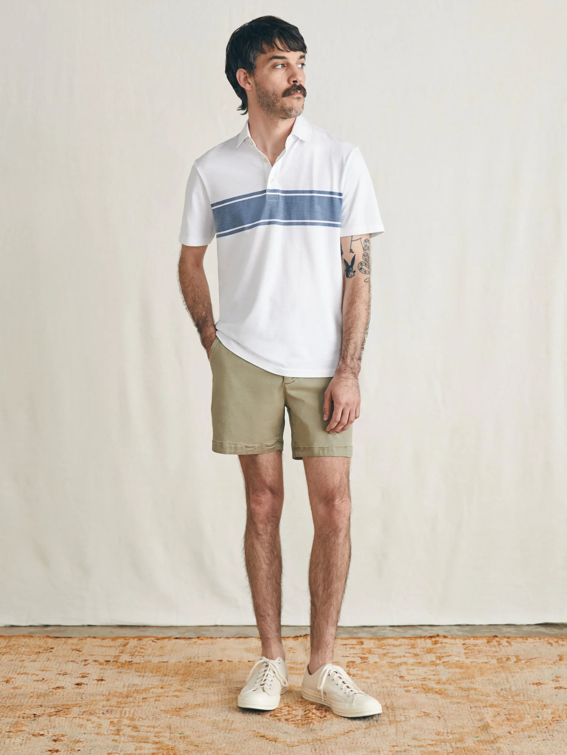 New Sunwashed T-Shirt Polo - Polo Shirts|T-Shirts & Henleys