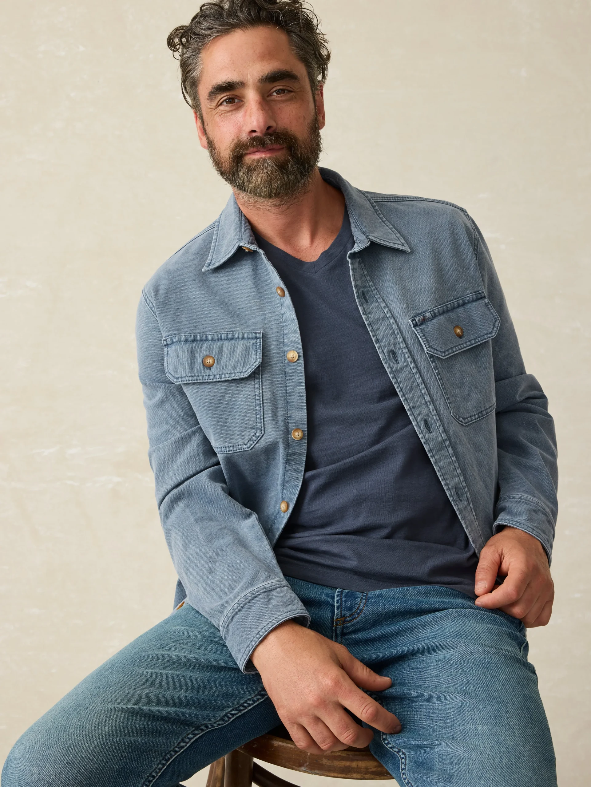 Sale Sunwashed V-Neck Tee - T-Shirts & Henleys