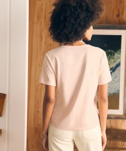 Discount Sunwashed V-Neck Tee - Women T-Shirts