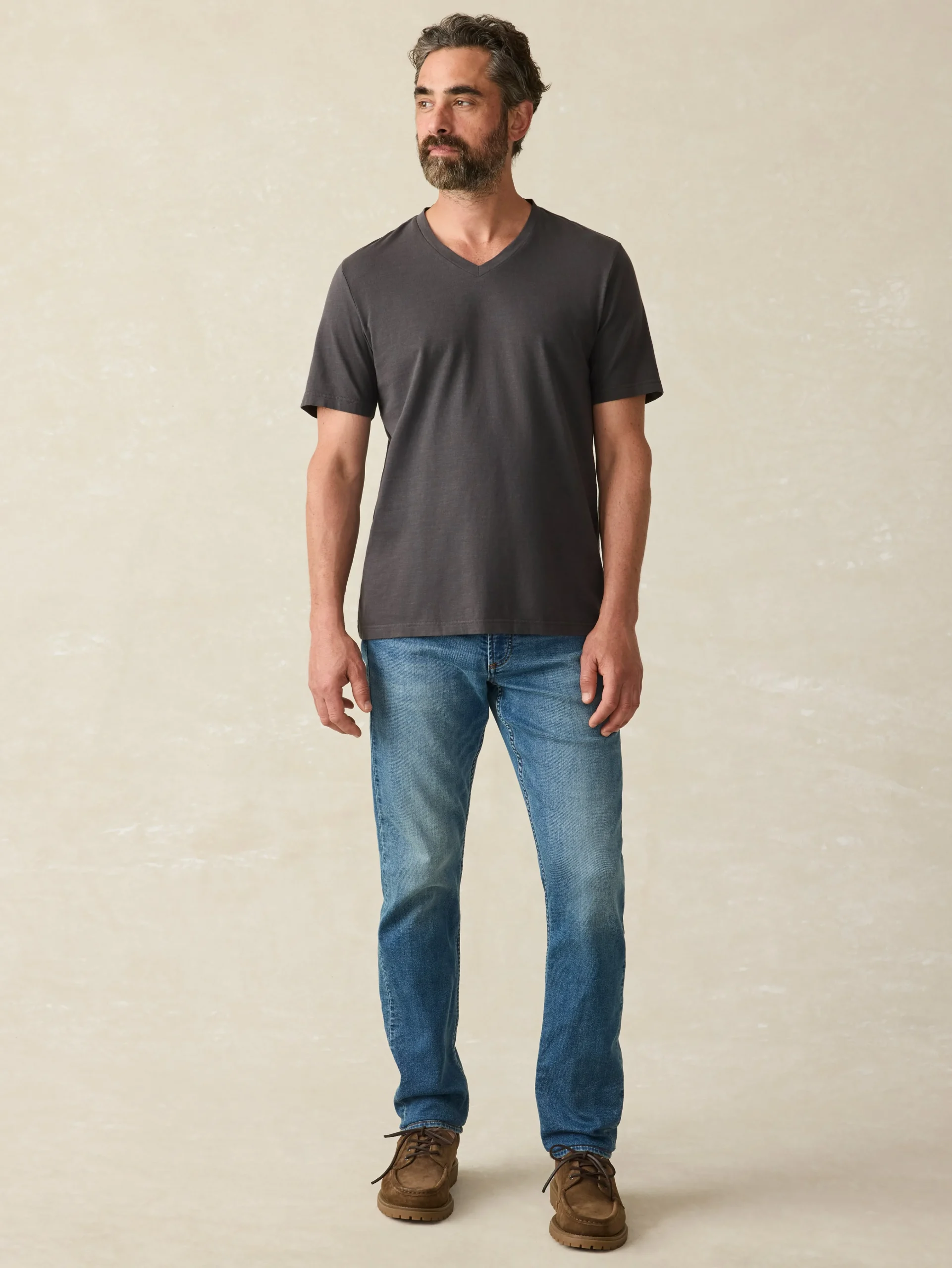 Clearance Sunwashed V-Neck Tee - T-Shirts & Henleys