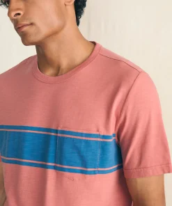 Sale Surf Stripe Sunwashed Pocket Tee - T-Shirts & Henleys